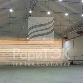 Hangars 60x30 and 37x40 m, for storing helicopters and aircraft